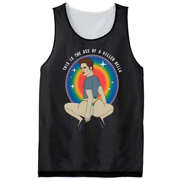 This Is The Ass Of A Killer Bella Twilight Meme Funny Killer Bella Mesh Reversible Basketball Jersey Tank