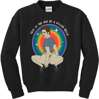 This Is The Ass Of A Killer Bella Twilight Meme Funny Killer Bella Kids Sweatshirt