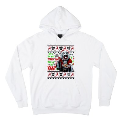 This Is The Most Terrifying Time Of The Year Art The Clown Santa Christmas Hoodie