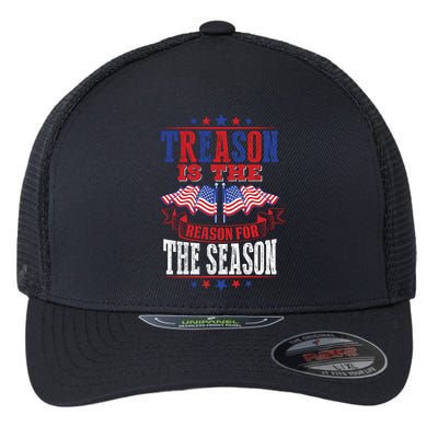 Treason Is The Reason For The Season Flexfit Unipanel Trucker Cap