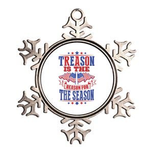 Treason Is The Reason For The Season Metallic Star Ornament