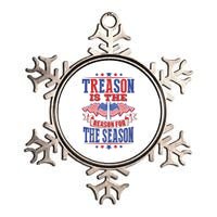 Treason Is The Reason For The Season Metallic Star Ornament