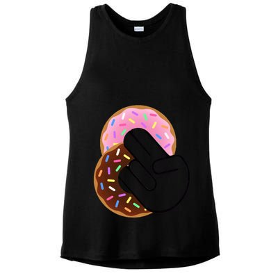 Two In The Pink One In The Stink Ladies PosiCharge Tri-Blend Wicking Tank