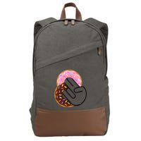 Two In The Pink One In The Stink Cotton Canvas Backpack
