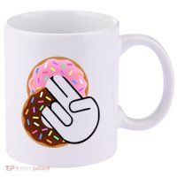 Two In The Pink One In The Stink 11oz C Handle Ceramic Mug