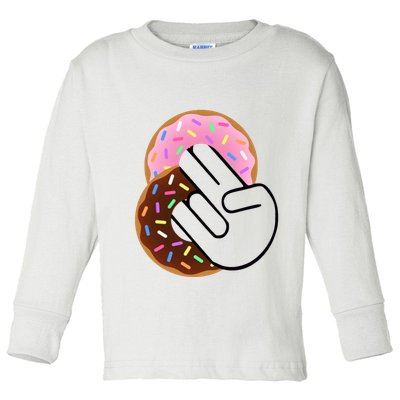 Two In The Pink One In The Stink Toddler Long Sleeve Shirt