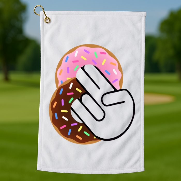 Two In The Pink One In The Stink Golf Towel