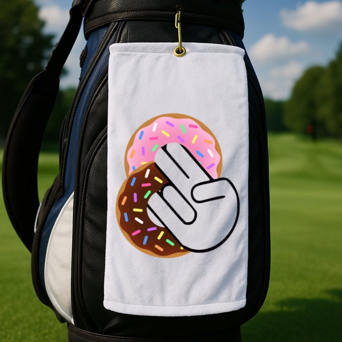 Two In The Pink One In The Stink Golf Towel