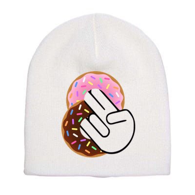 Two In The Pink One In The Stink Short Acrylic Beanie
