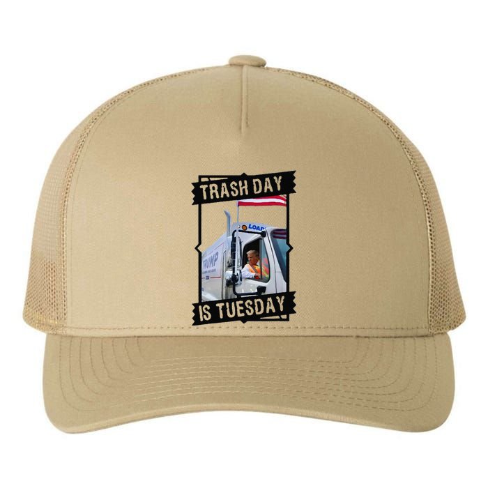 Tuesday Is Trash Day;Trash Day Is Tuesday Yupoong Adult 5-Panel Trucker Hat