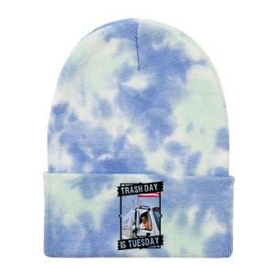 Tuesday Is Trash Day;Trash Day Is Tuesday Tie Dye 12in Knit Beanie