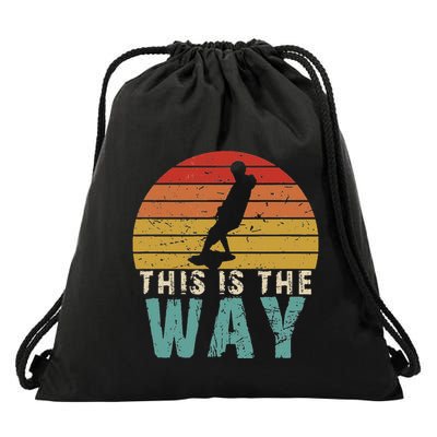 This Is The Way One Wheel Cool Onewheel Drawstring Bag