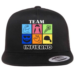 Team Infierno Flat Bill Trucker Hat