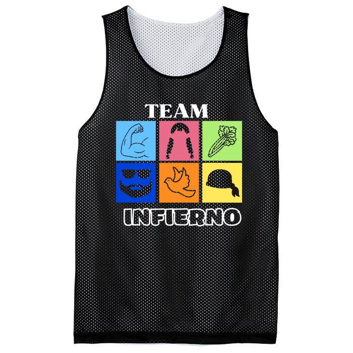 Team Infierno Mesh Reversible Basketball Jersey Tank