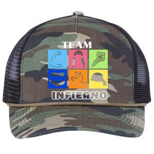 Team Infierno Retro Rope Trucker Hat Cap