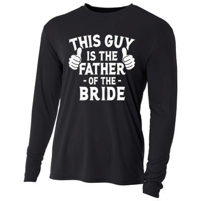 This Is The Father of The Bride Wedding Marriage Bride Dad Cooling Performance Long Sleeve Crew