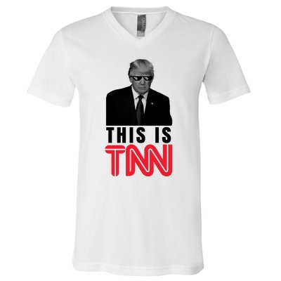 This Is TNN Funny Donald Trump Republican V-Neck T-Shirt