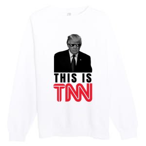 This Is TNN Funny Donald Trump Republican Premium Crewneck Sweatshirt