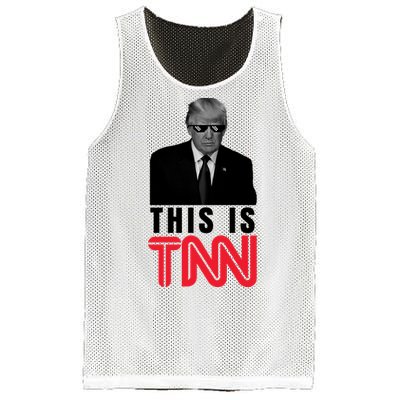 This Is TNN Funny Donald Trump Republican Mesh Reversible Basketball Jersey Tank