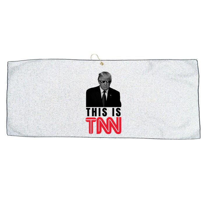 This Is TNN Funny Donald Trump Republican Large Microfiber Waffle Golf Towel