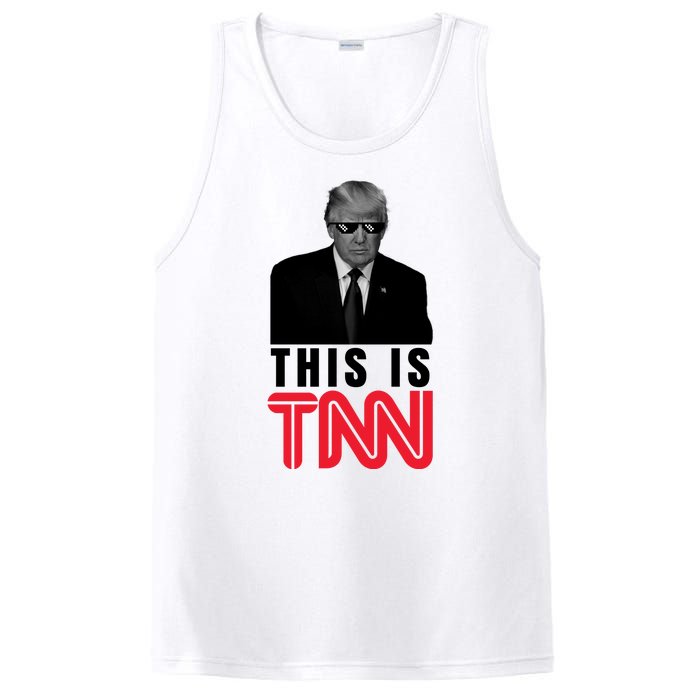 This Is TNN Funny Donald Trump Republican PosiCharge Competitor Tank