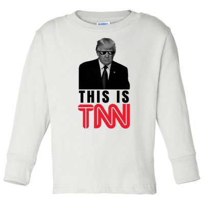 This Is TNN Funny Donald Trump Republican Toddler Long Sleeve Shirt