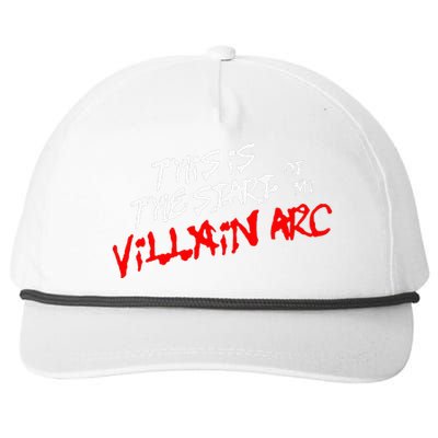 This Is The Start Of My Villain Arc Snapback Five-Panel Rope Hat