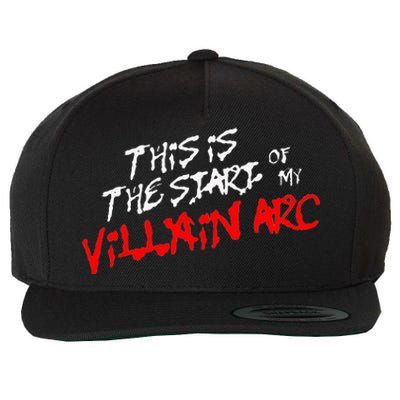 This Is The Start Of My Villain Arc Wool Snapback Cap