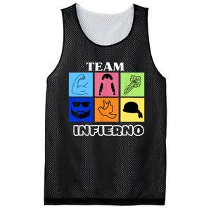 Team Infierno Mesh Reversible Basketball Jersey Tank