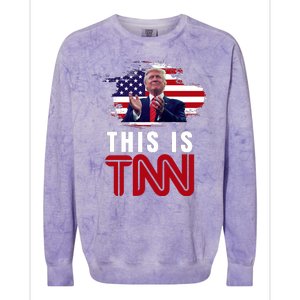 This Is TNN Pro Donald Trump USA Colorblast Crewneck Sweatshirt