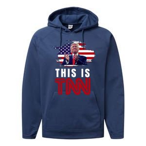 This Is TNN Pro Donald Trump USA Performance Fleece Hoodie