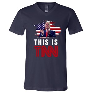 This Is TNN Pro Donald Trump USA V-Neck T-Shirt