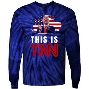 This Is TNN Pro Donald Trump USA Tie-Dye Long Sleeve Shirt