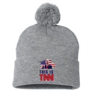 This Is TNN Pro Donald Trump USA Pom Pom 12in Knit Beanie