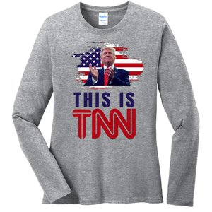 This Is TNN Pro Donald Trump USA Ladies Long Sleeve Shirt