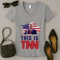 This Is TNN Pro Donald Trump USA Women's V-Neck T-Shirt