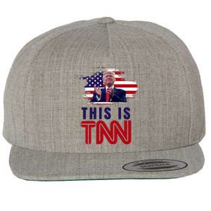 This Is TNN Pro Donald Trump USA Wool Snapback Cap