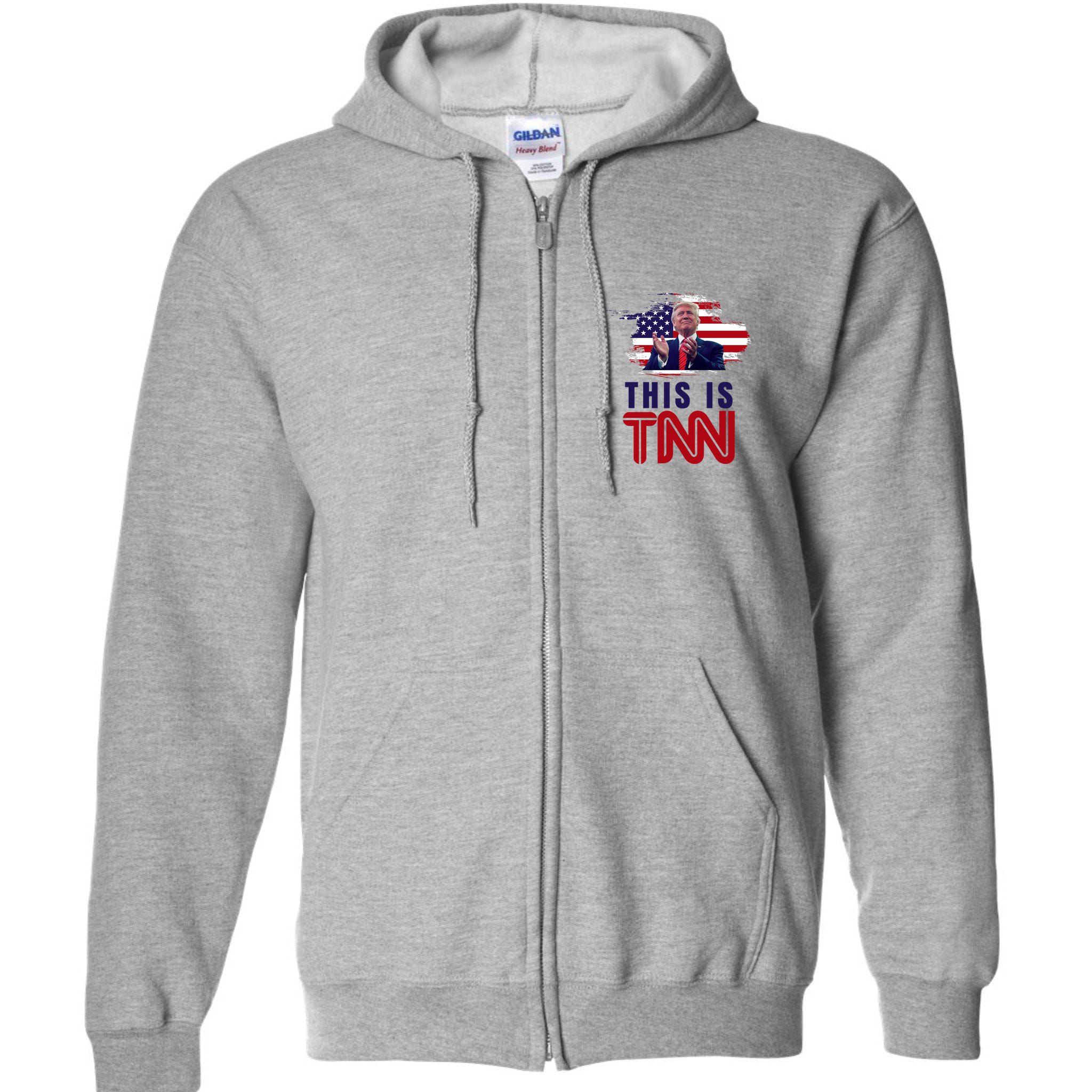 This Is TNN Pro Donald Trump USA Full Zip Hoodie