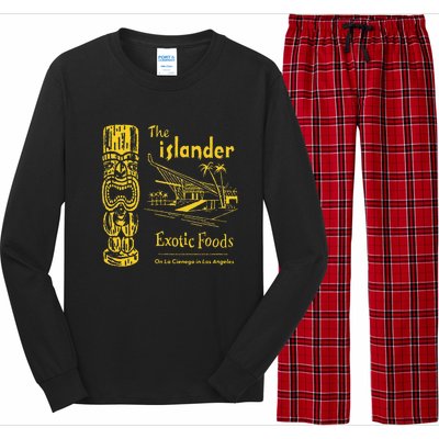 The Islander Tiki Bar Los Angeles Retro Vintage Long Sleeve Pajama Set