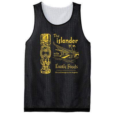 The Islander Tiki Bar Los Angeles Retro Vintage Mesh Reversible Basketball Jersey Tank