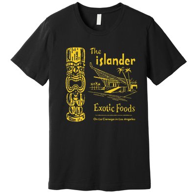 The Islander Tiki Bar Los Angeles Retro Vintage Premium T-Shirt