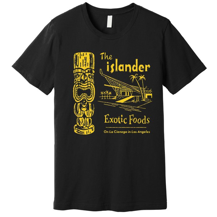 The Islander Tiki Bar Los Angeles Retro Vintage Premium T-Shirt