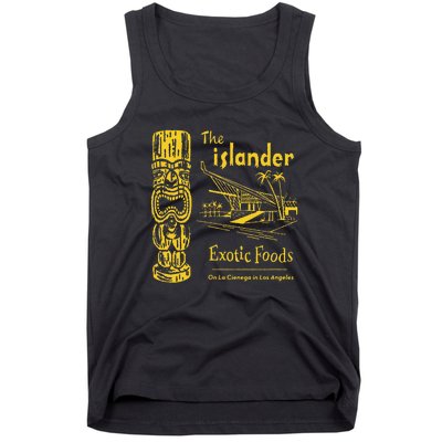 The Islander Tiki Bar Los Angeles Retro Vintage Tank Top