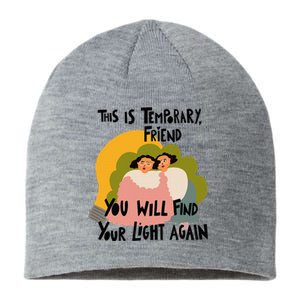 This Is Temporary Friend You Will Find Your Sustainable Beanie