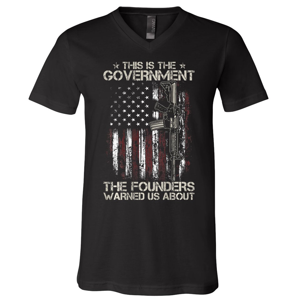 This is The Government The Founders Warned Us About V-Neck T-Shirt