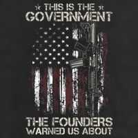 This is The Government The Founders Warned Us About Large Microfiber Waffle Golf Towel