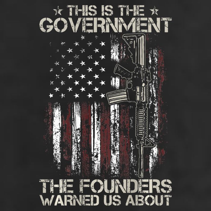 This is The Government The Founders Warned Us About Large Microfiber Waffle Golf Towel