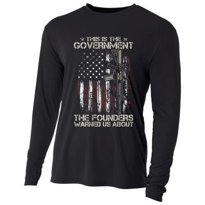 This is The Government The Founders Warned Us About Cooling Performance Long Sleeve Crew