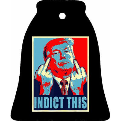 Trump Indict This Ceramic Bell Ornament