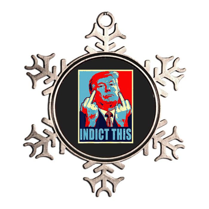 Trump Indict This Metallic Star Ornament